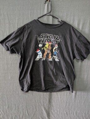 Star Wars Christmas Abbey Road T-shirt - Men's Size XL
